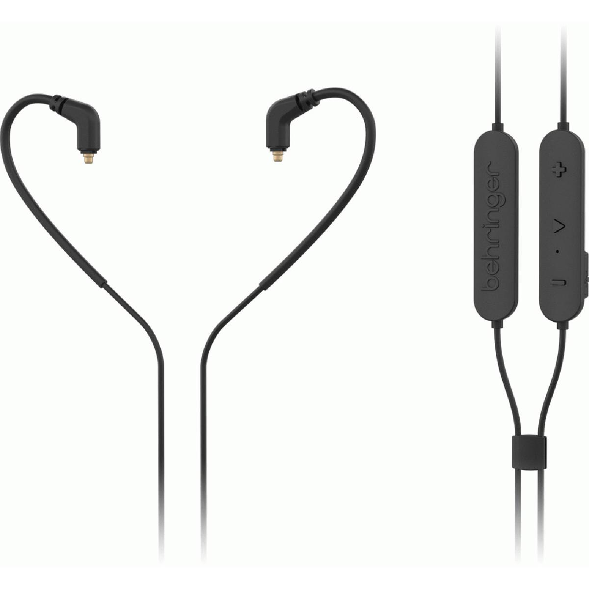 Image of Behringer BT251-BK Bluetooth Wireless Adapter for In-Ear Monitors w/MMCX