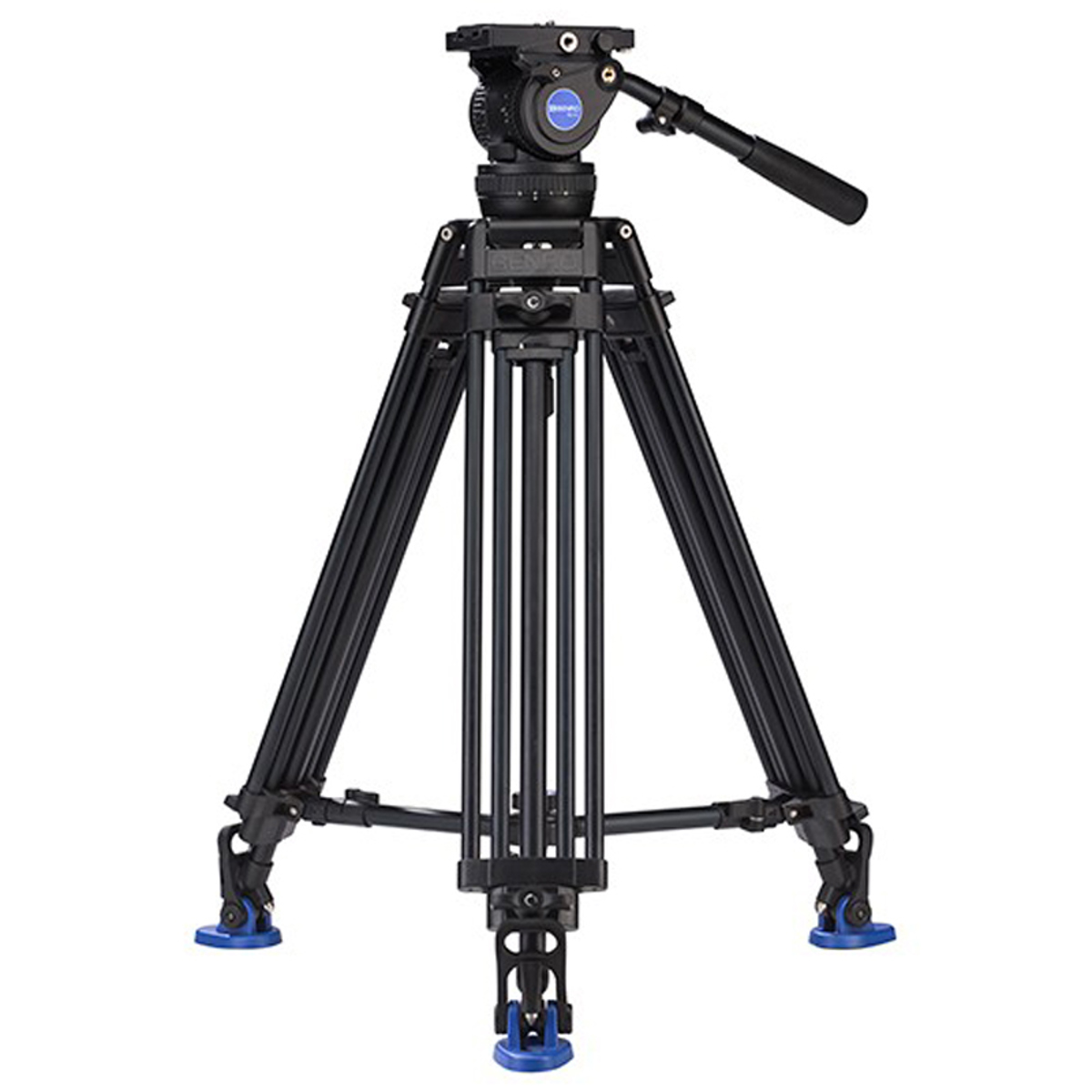 

Benro BV10 3-Section Al Twin Leg Video Tripod with Video Head & ML08 Spreader