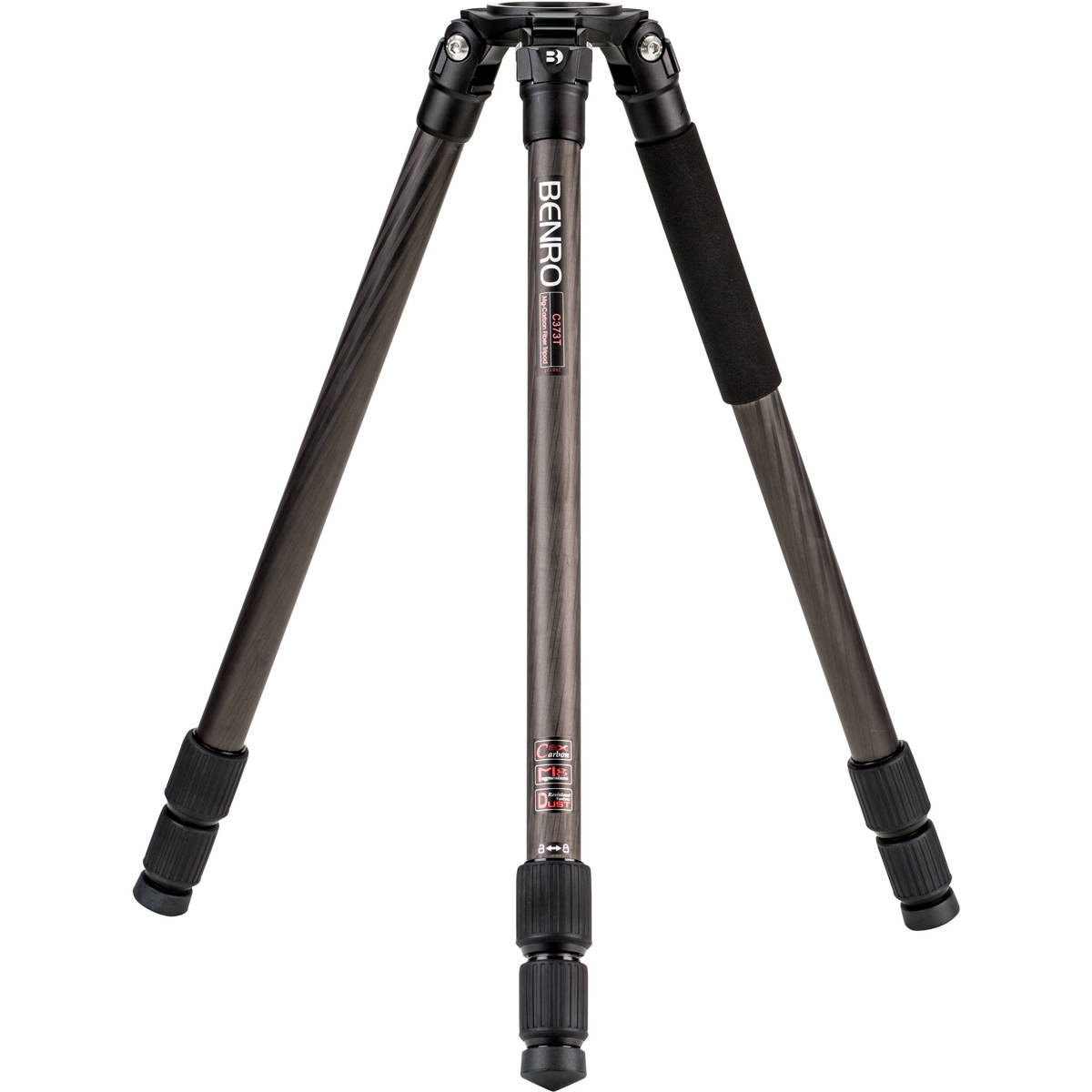 

Benro C373T 75mm Bowl Single Tube 3-Section Carbon Fiber Video Tripod