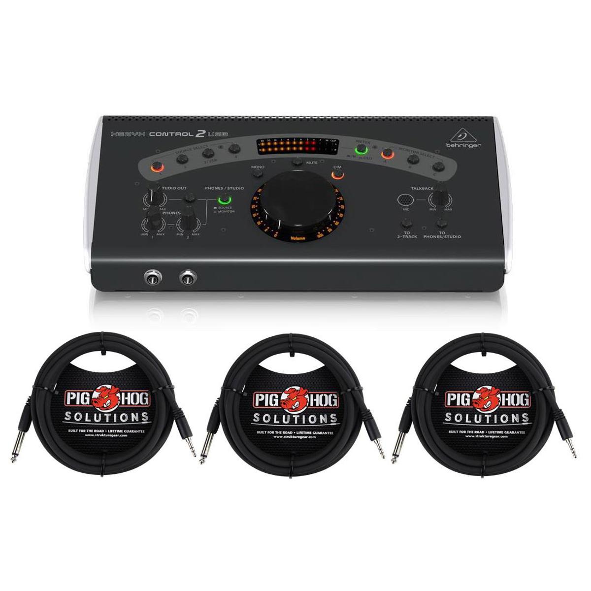 

Behringer Xenyx Studio Control and Communicaton Center W/3x 10' 3.5mm Mono Cable