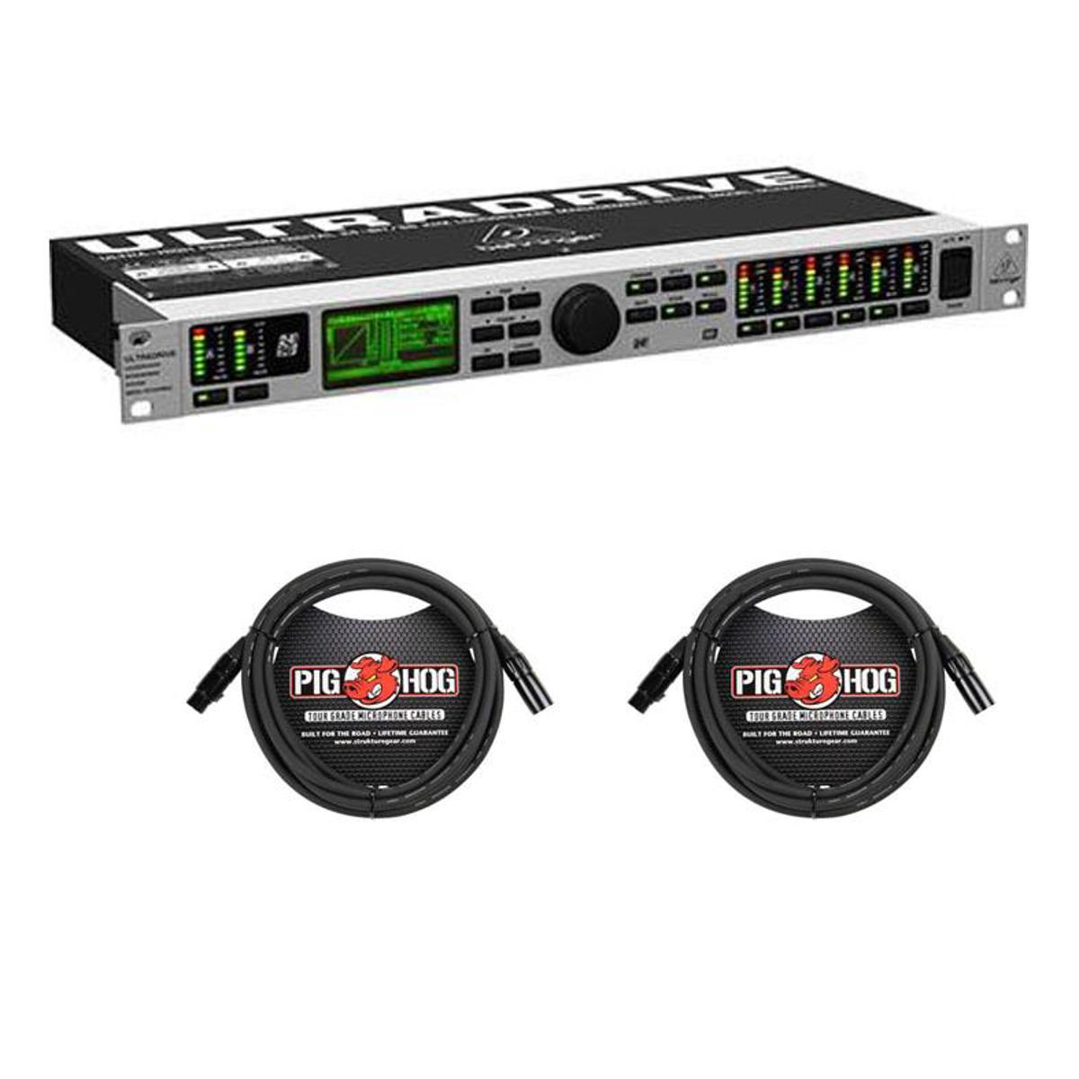 

Behringer DCX2496LE Digital Loudspeaker Management System W/2x 8mm XLR Mic Cable