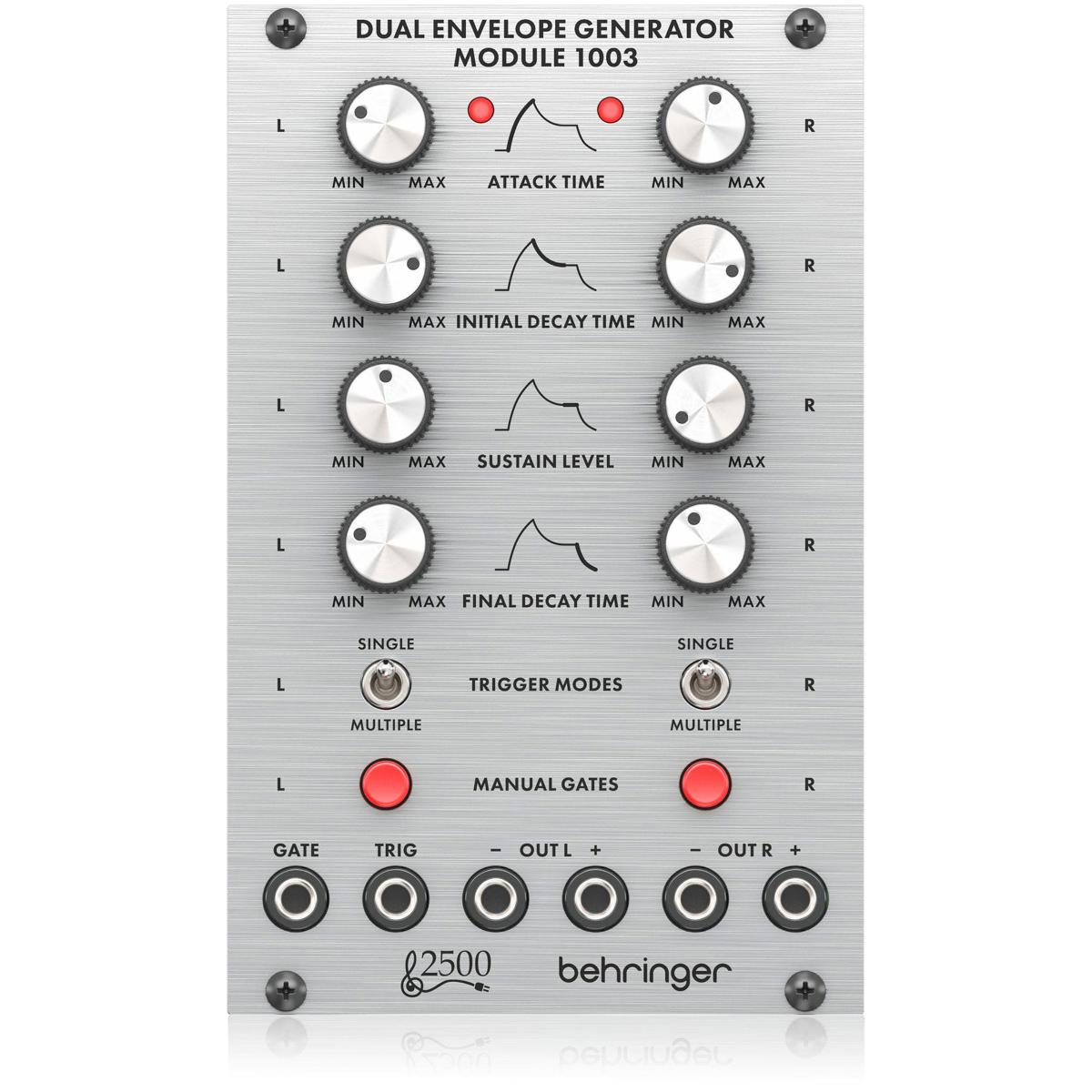 

Behringer Legendary 2500 Series 1003 Analog Dual Envelope Generator Module