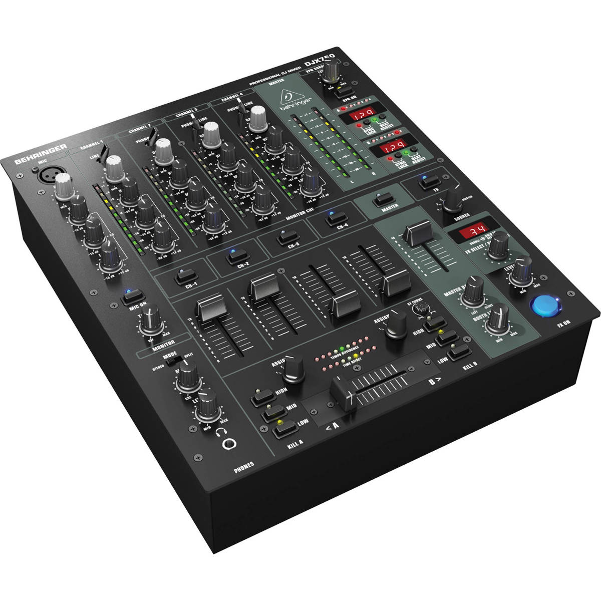 Image of Behringer DJX750 Professional 5-Channel DJ Mixer