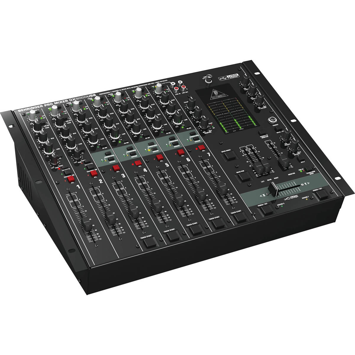 Image of Behringer Pro Mixer DX2000USB Professional 7-Channel DJ Mixer