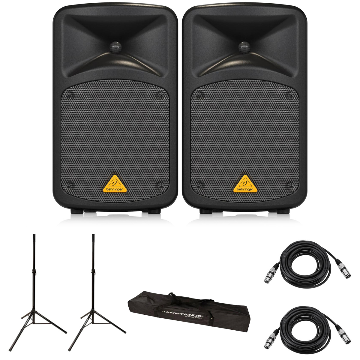 Image of Behringer EUROPORT EPS500MP3 500W 8-CH Portable PA System with Stands and Cables