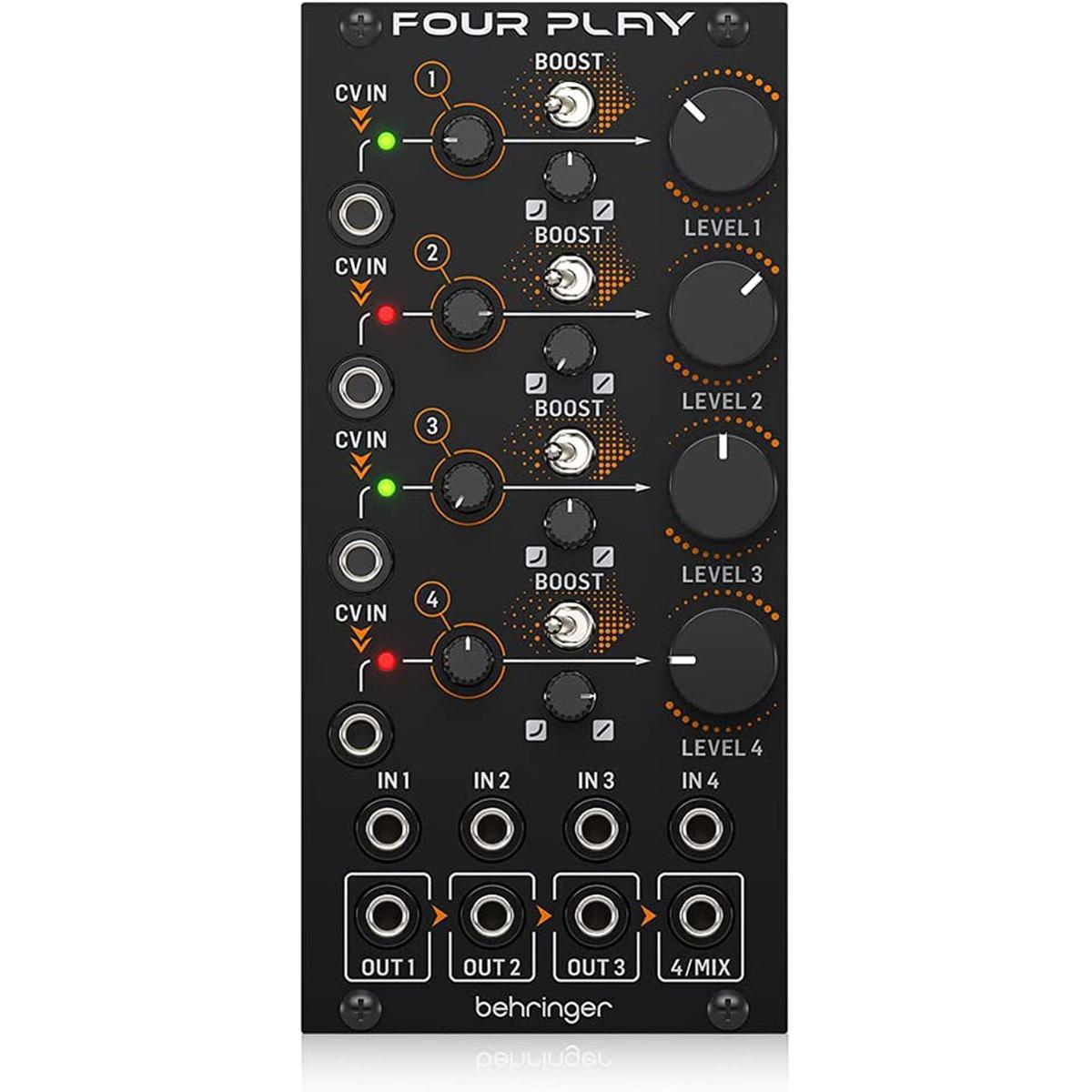 

Behringer Four Play 4-Channel VCA and Mixer Module for Eurorack