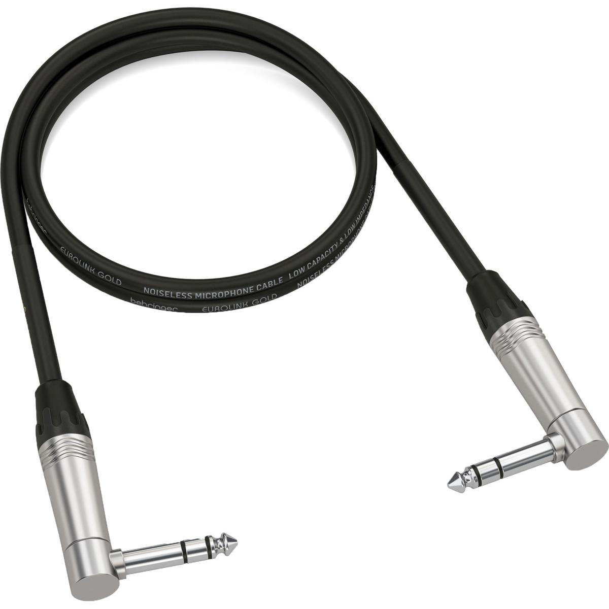 

Behringer GIC-90 4SR 3' Gold Performance 1/4" TRS Right Angled Instrument Cable