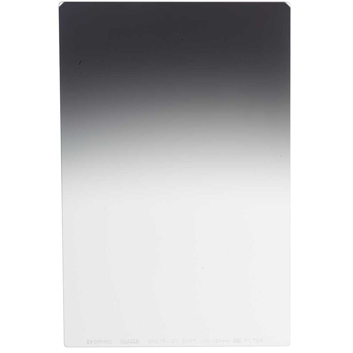 

Benro Master GND16 (1.2) 4" 100x150mm Soft-Edged Graduated ND Filter, 4 Stop