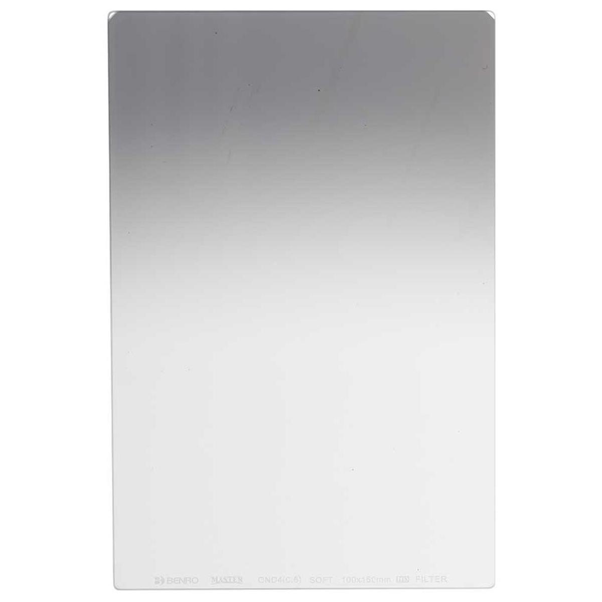 

Benro Master GND4 (0.6) 4" 100x150mm Soft-Edged Graduated ND Filter, 2 Stop