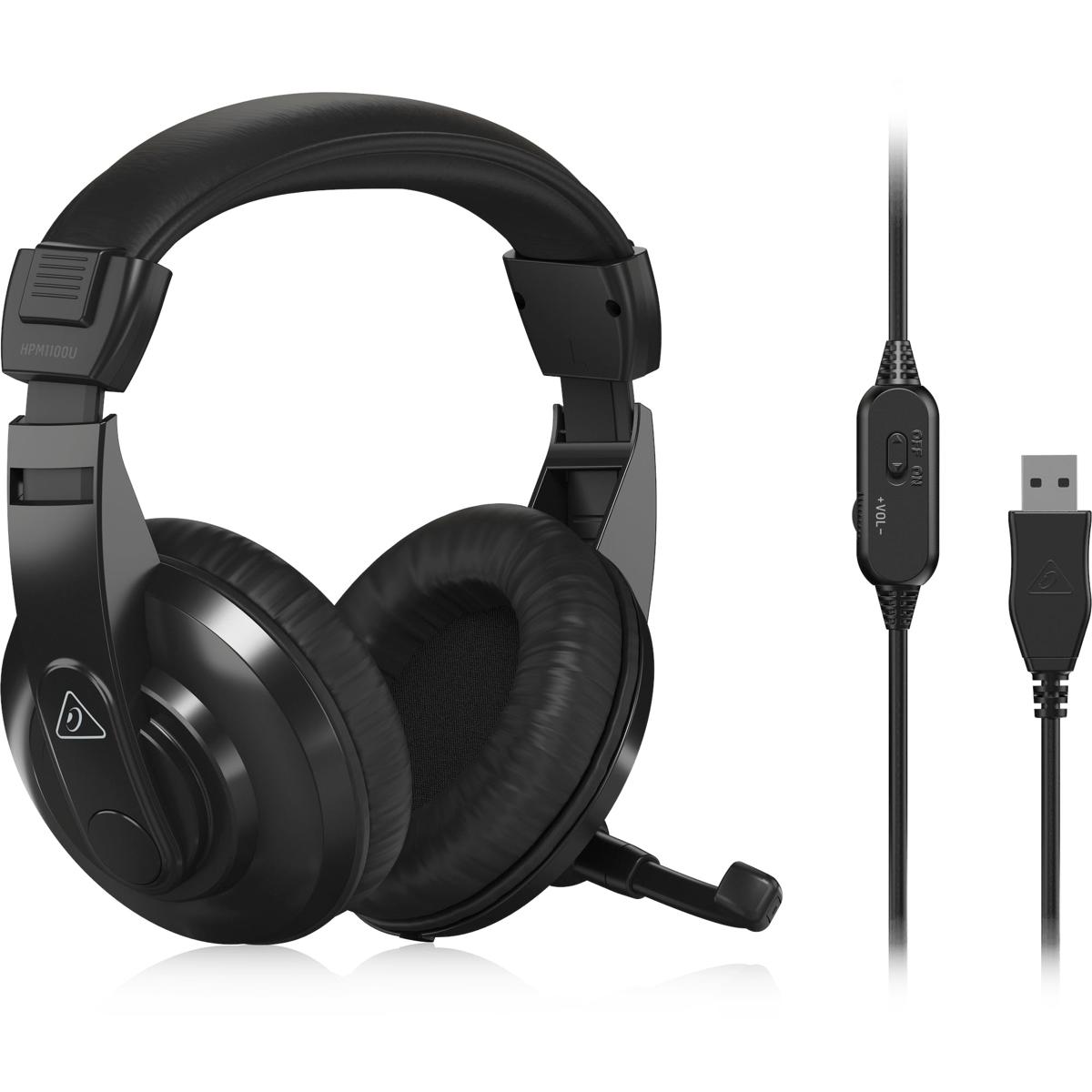 

Behringer HPM1100U Closed-Back Multi-Purpose USB Stereo Headset