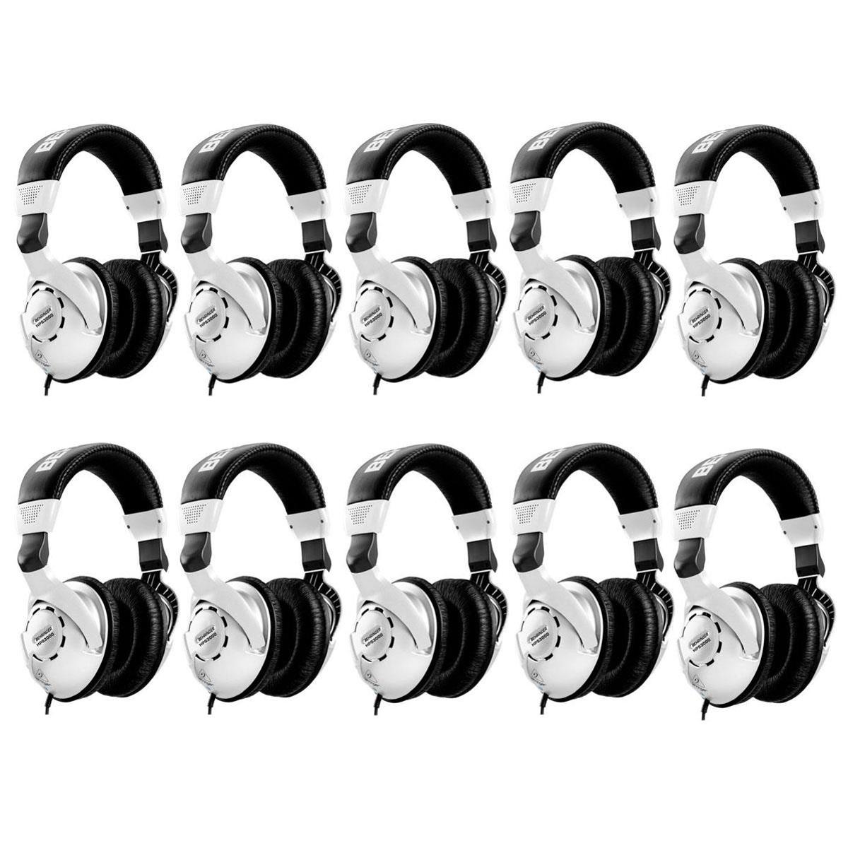 

Behringer 10 Pack HPS3000 High-Performance Studio Headphones