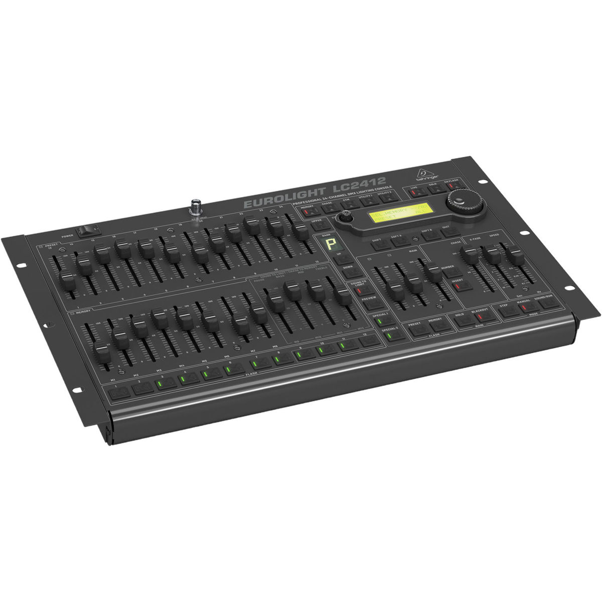 Image of Behringer EUROLIGHT LC2412 V2 Professional 24-Channel DMX Lighting Console