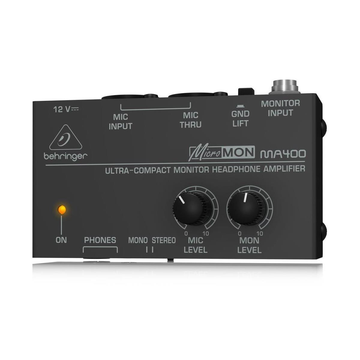 Image of Behringer Micromon MA400 Monitor Headphone Amplifier