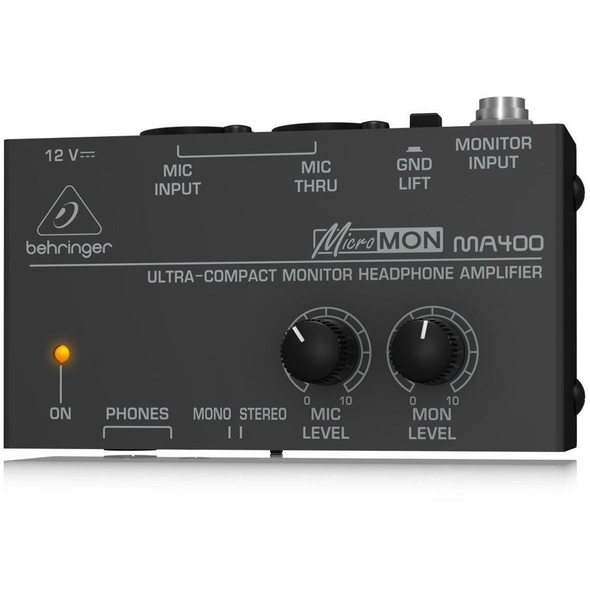 Image of Behringer Micromon MA400 Monitor Headphone Amplifier