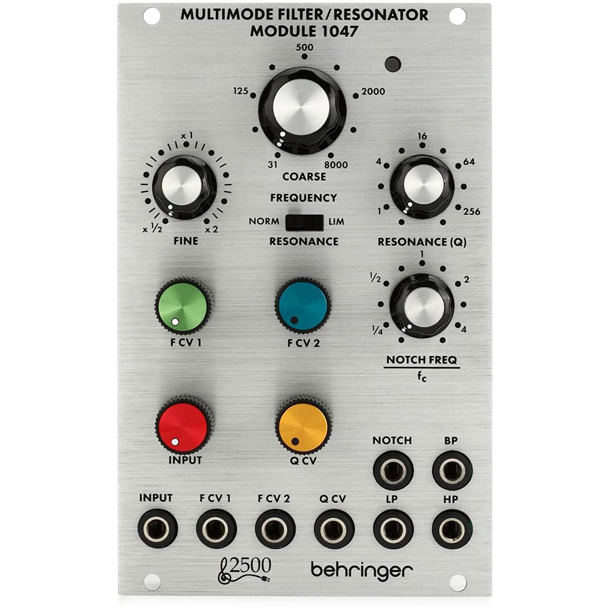 

Behringer Legendary 2500 Series 1047 Analog Multimode Filter/Resonator Module