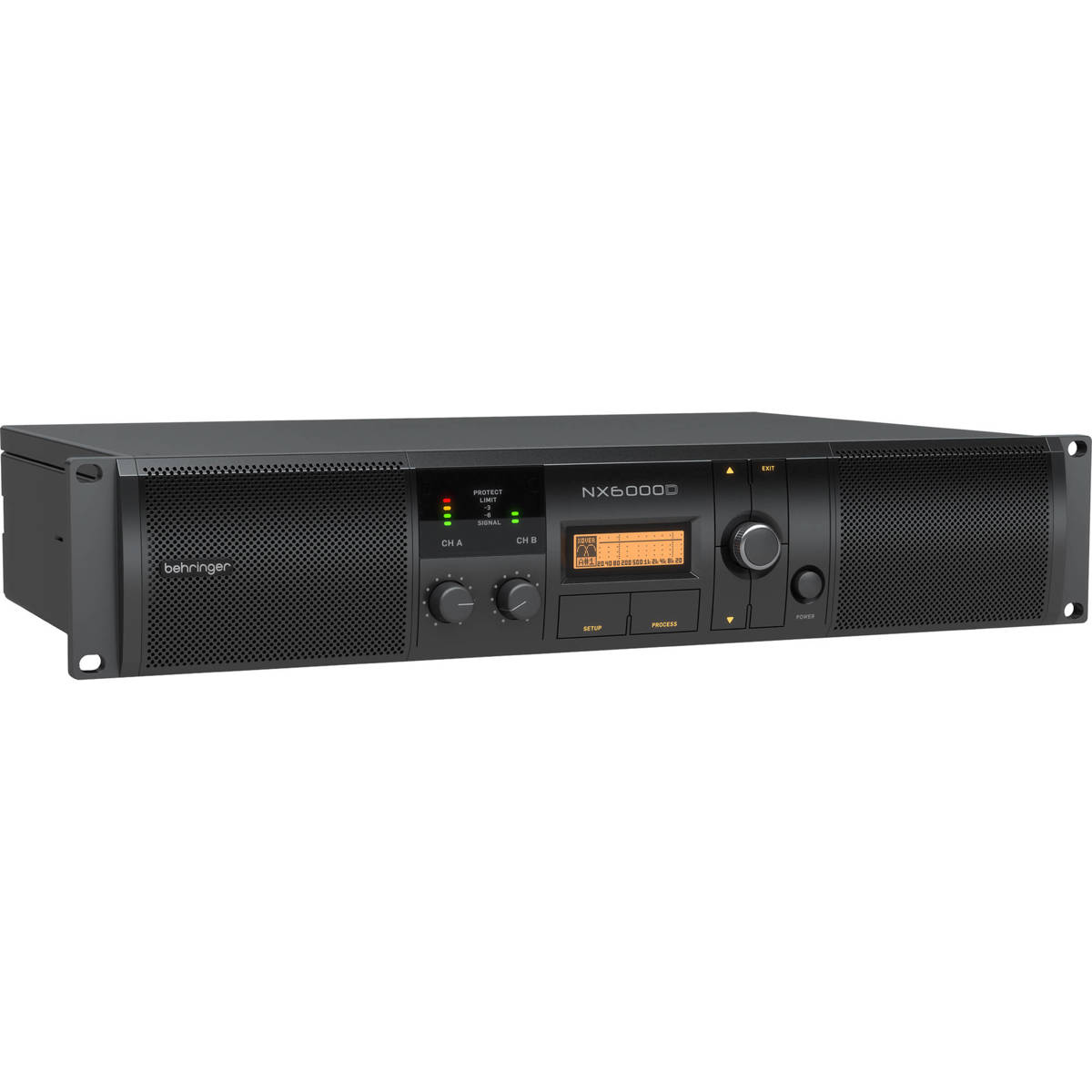 

Behringer NX6000D 6000W Ultra-Lightweight Class-D Power Amplifier W/DSP
