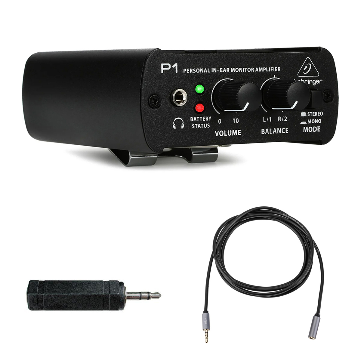 

Behringer Powerplay P1 Personal In-Ear Monitor Amplifier,w/GMP-386 Audio Adapter