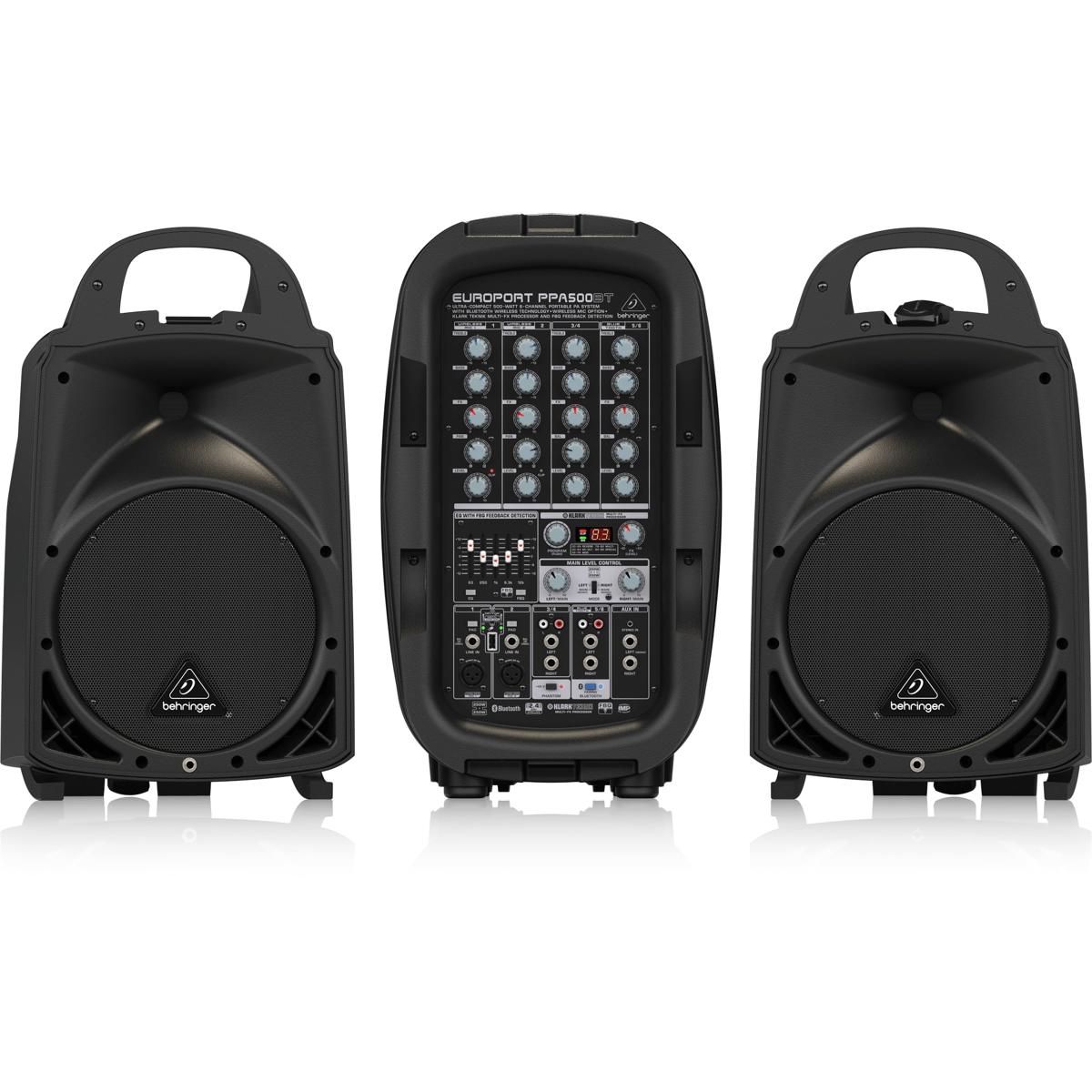 Image of Behringer EUROPORT PPA500BT - 500W 6-Channel Portable PA System with Bluetooth
