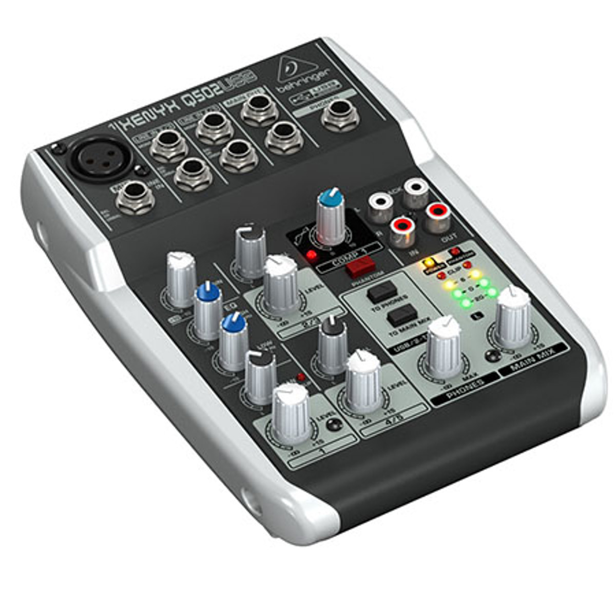 

Behringer Xenyx Q502USB Premium 5-Input 2-Bus Mixer