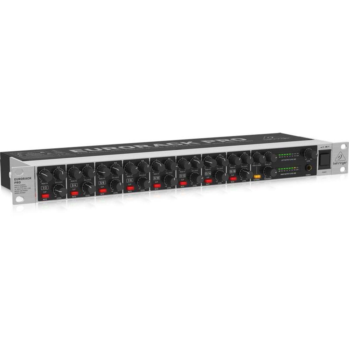 

Behringer Eurorack Pro RX1602 V2 16-Input Rackmount Ultra-Low Noise Line Mixer