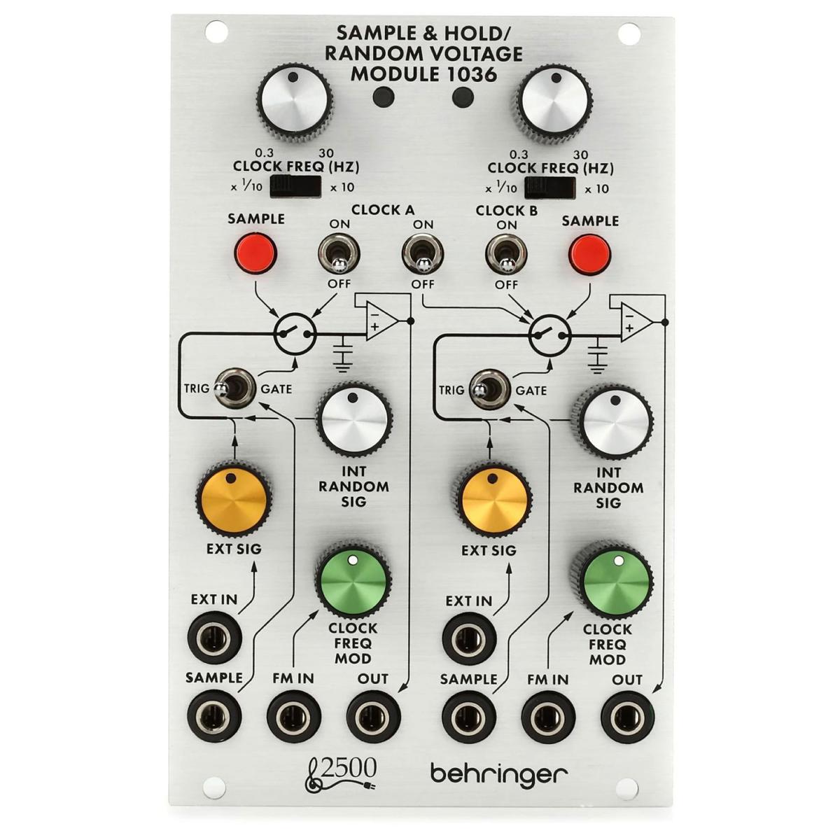 

Behringer 1036 Sample & Hold/Random Voltage Module for Eurorack