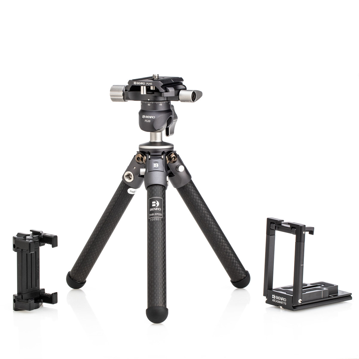 Benro TablePod Pro Carbon Fiber Tripod w/Ball Head &amp; ArcaSmart70 Plate