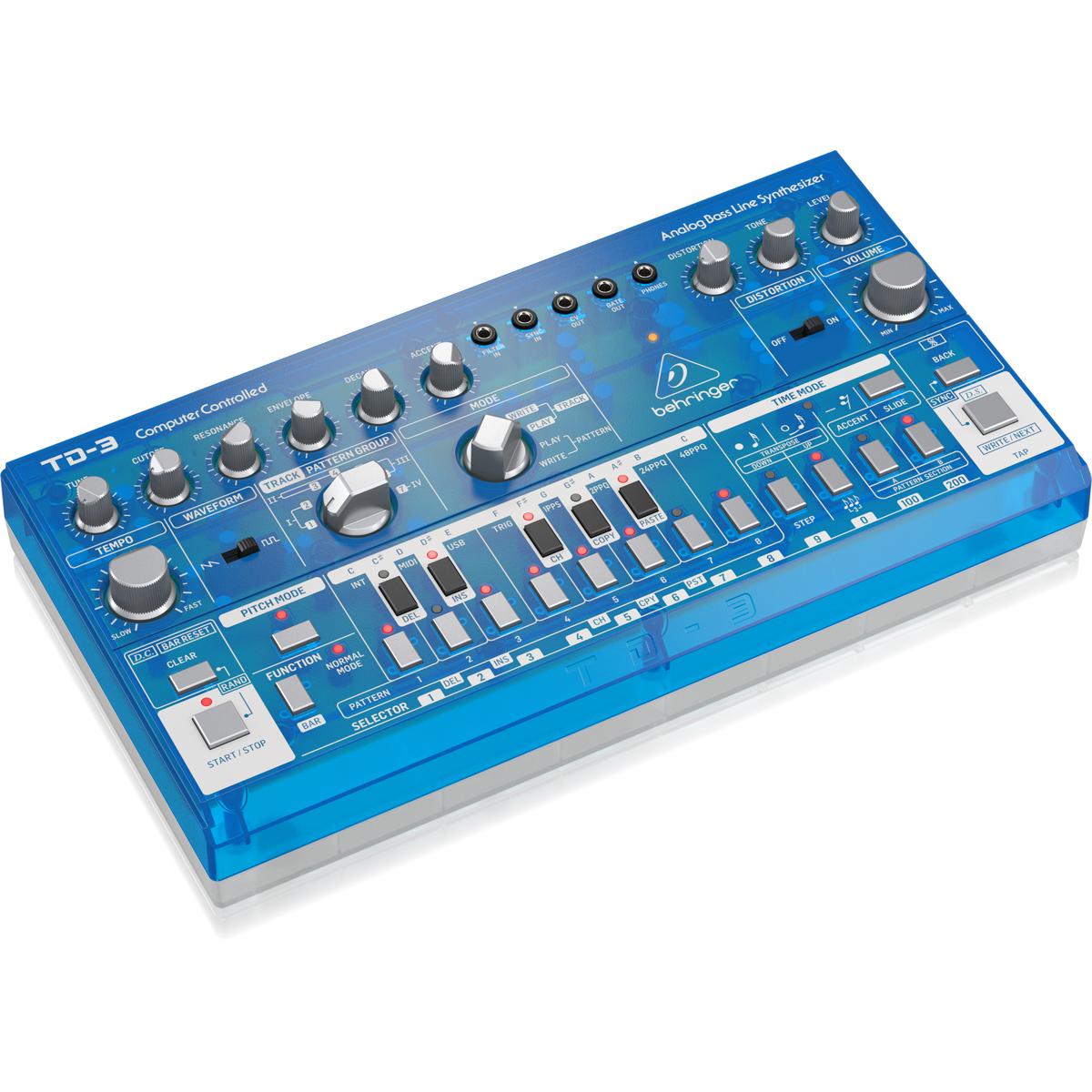 

Behringer TD-3-BB Analog Bass Line Synthesizer with VCO/VCF, Baby Blue