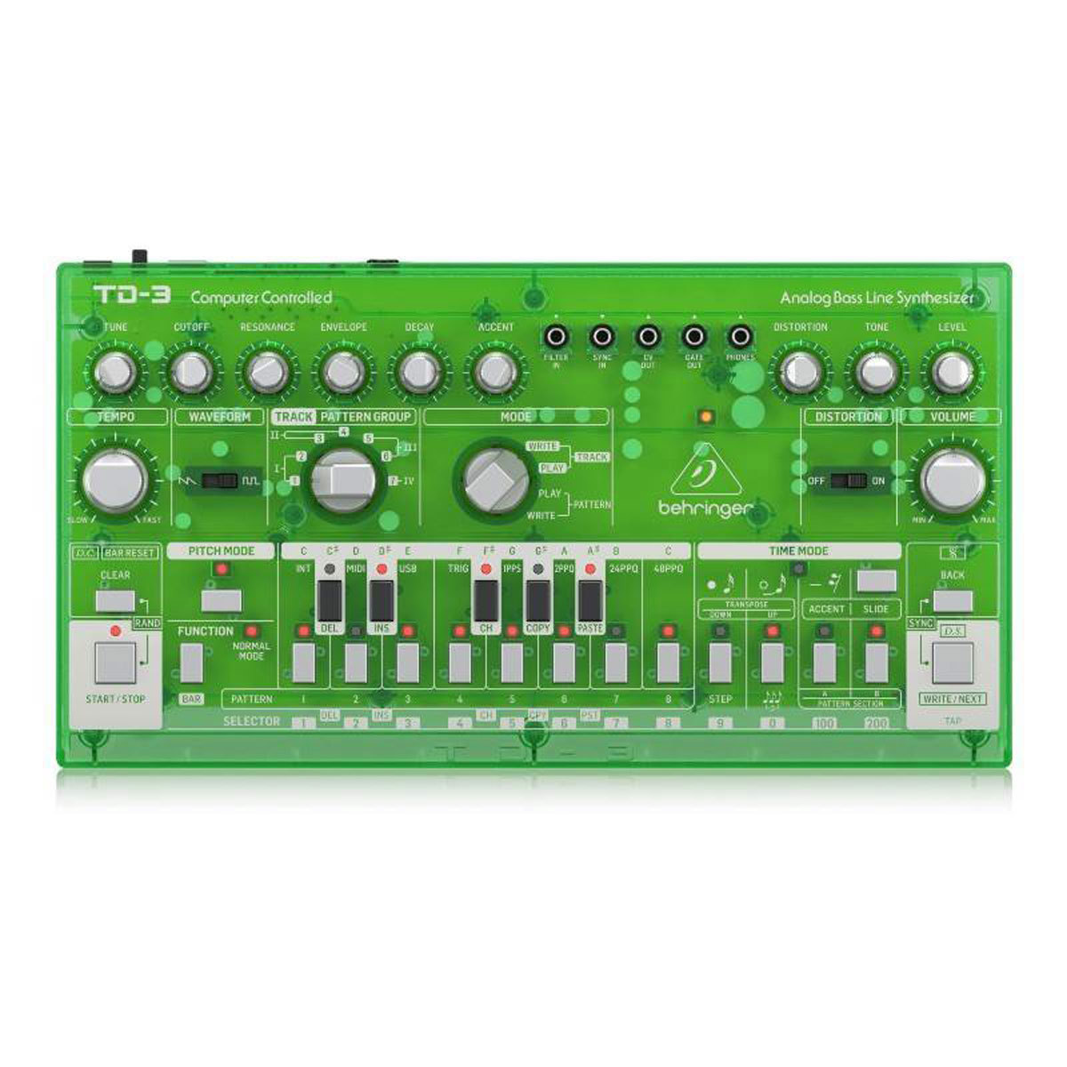 

Behringer TD-3-LM Analog Bass Line Synthesizer with VCO/VCF, Lime