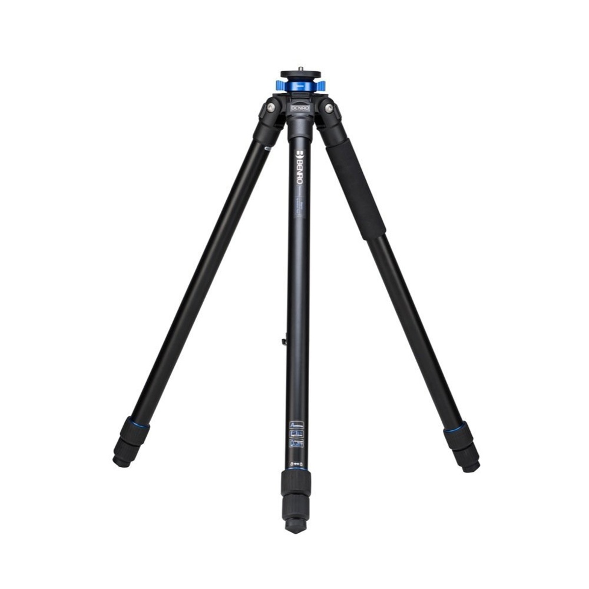 

Benro Mach3 TMA47AXL Series 4 3-Section Aluminum Extra Long Tripod, Twist Lock