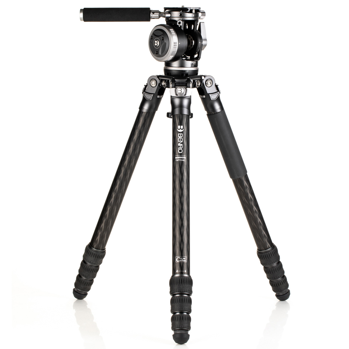 Photos - Tripod Benro Mammoth TMTH44C 4-Section CF  with WH15 2-Way Wildlife Fluid H 