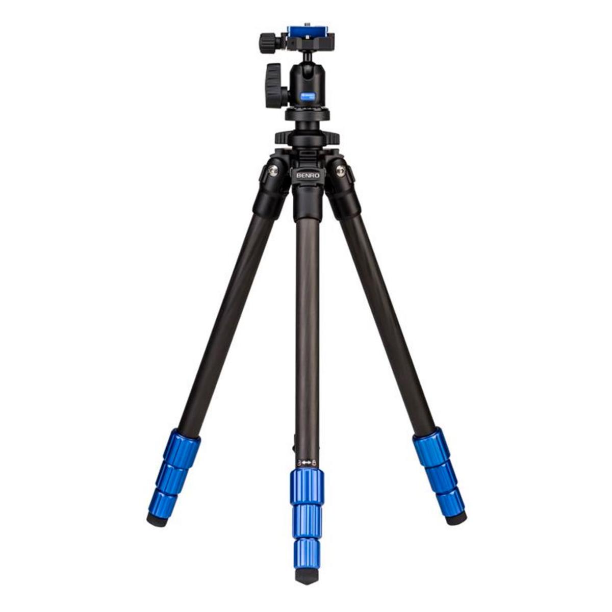 Image of Benro Slim 4-Section Lightweight Carbon Fiber Tripod with Ball Head