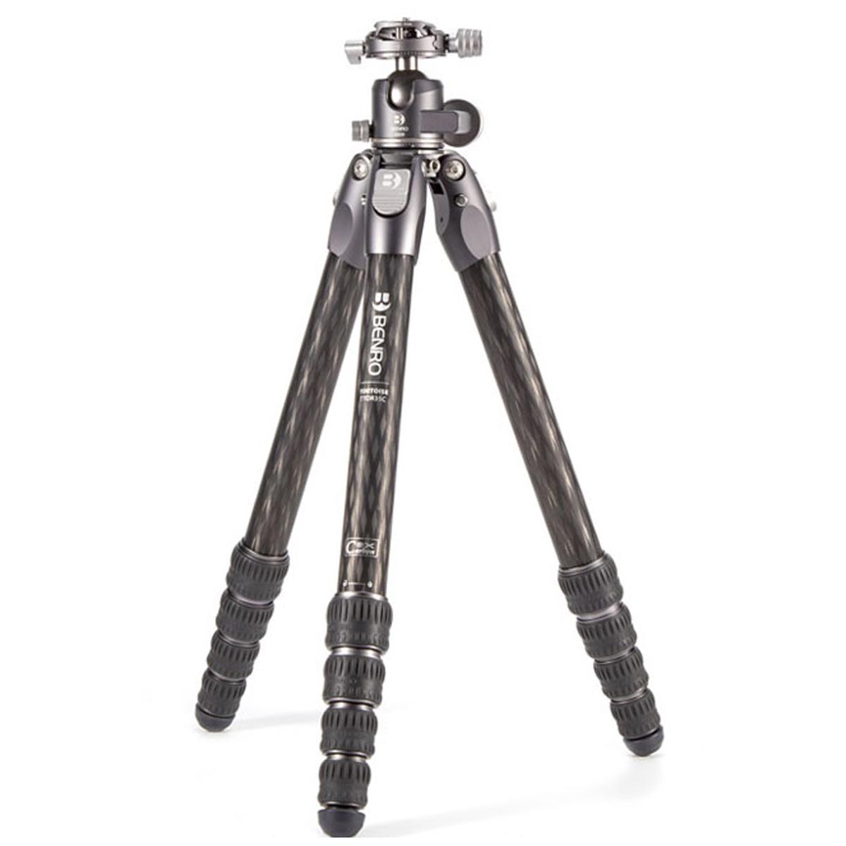 Benro Tortoise Columnless Three Series 5-Section CF Tripod with GX35 Ball Head