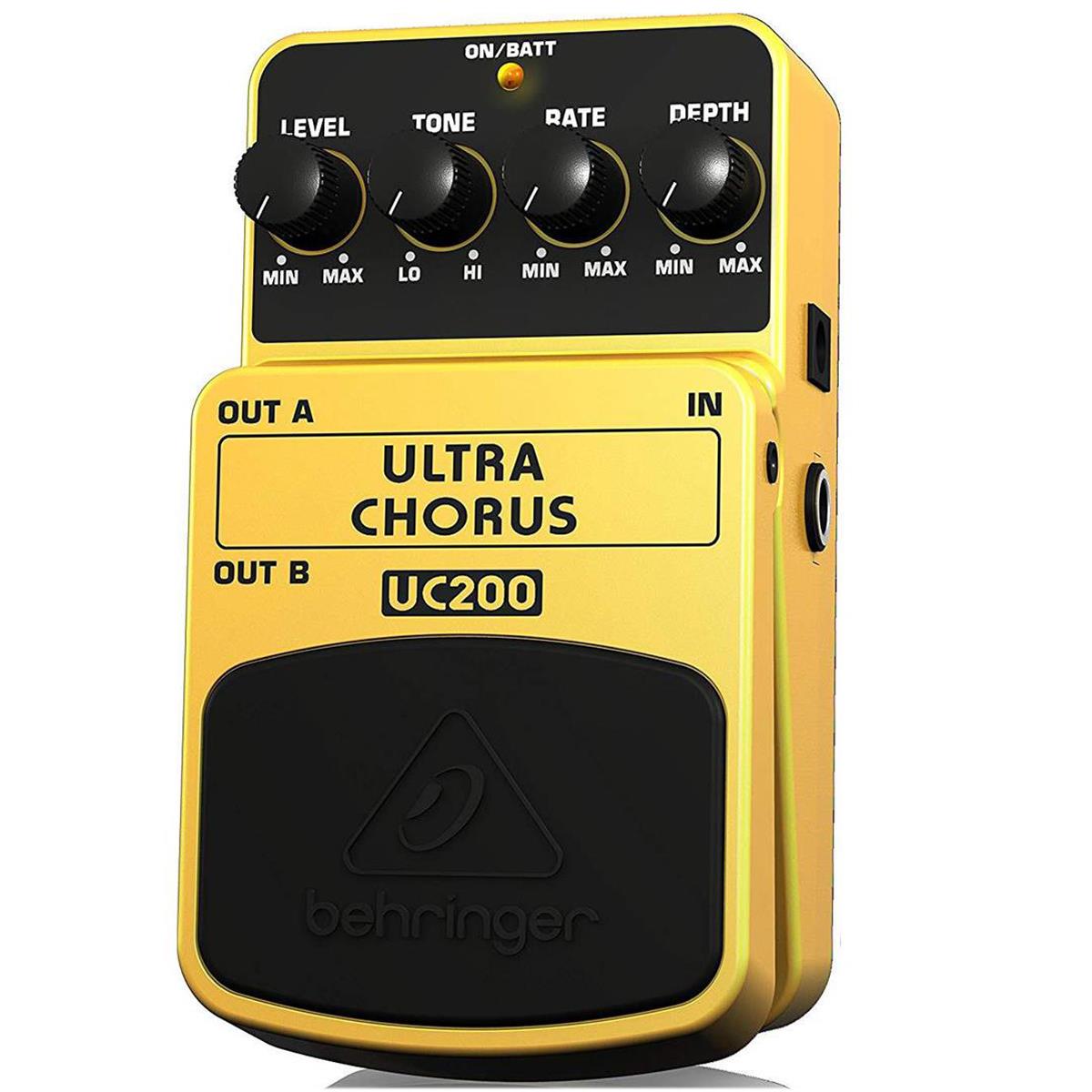 Behringer Ultra Chorus UC200 Ultimate Stereo Effects Pedal -  000-60100-00010