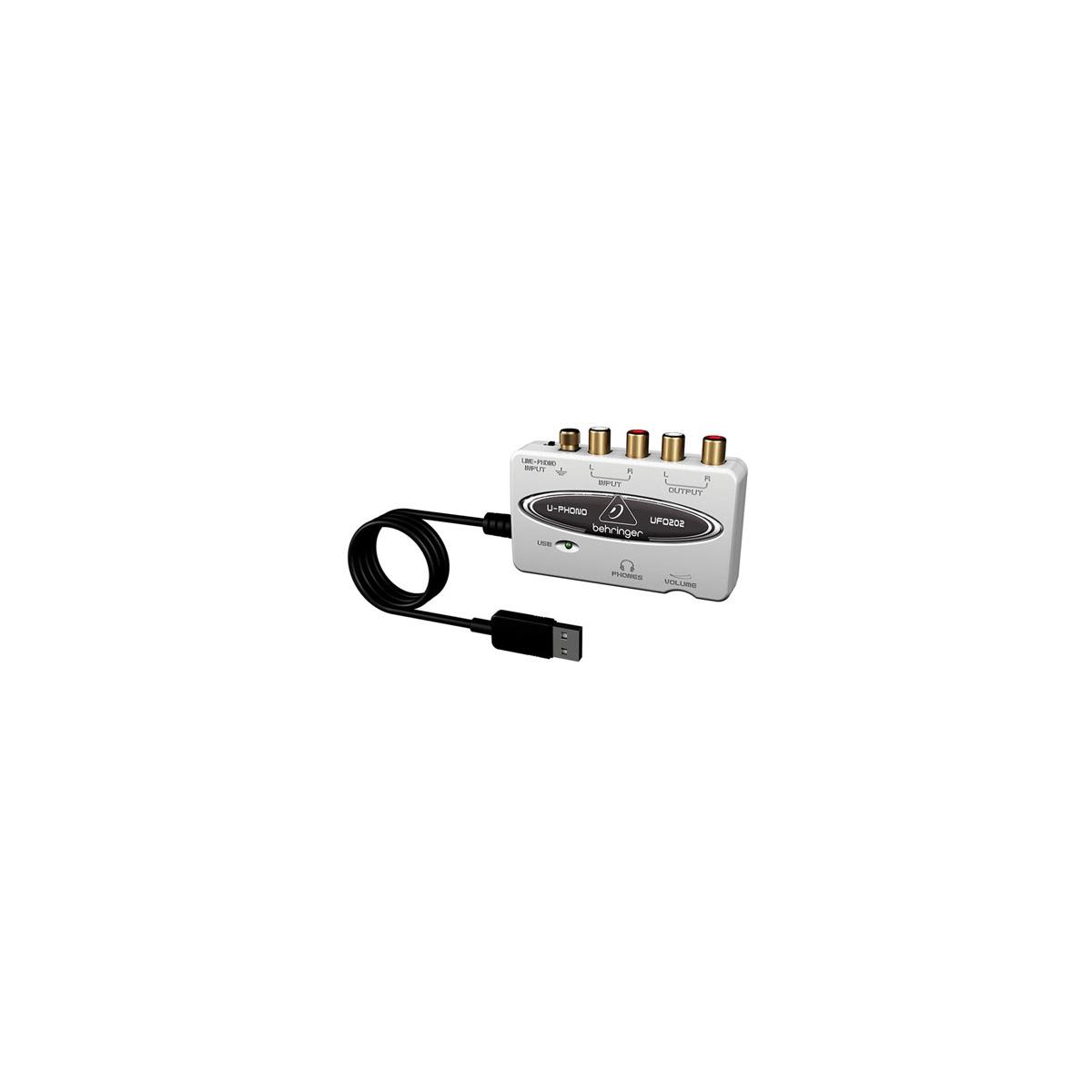 Image of Behringer U-PHONO UFO202 Audiophile USB/Audio Interface