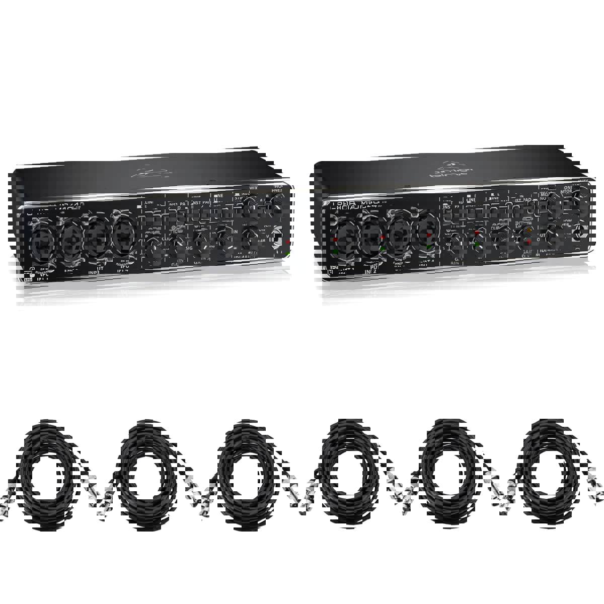 

Behringer U-PHORIA UMC404HD USB 2.0 Audio/MIDI Interface with Cable Pack