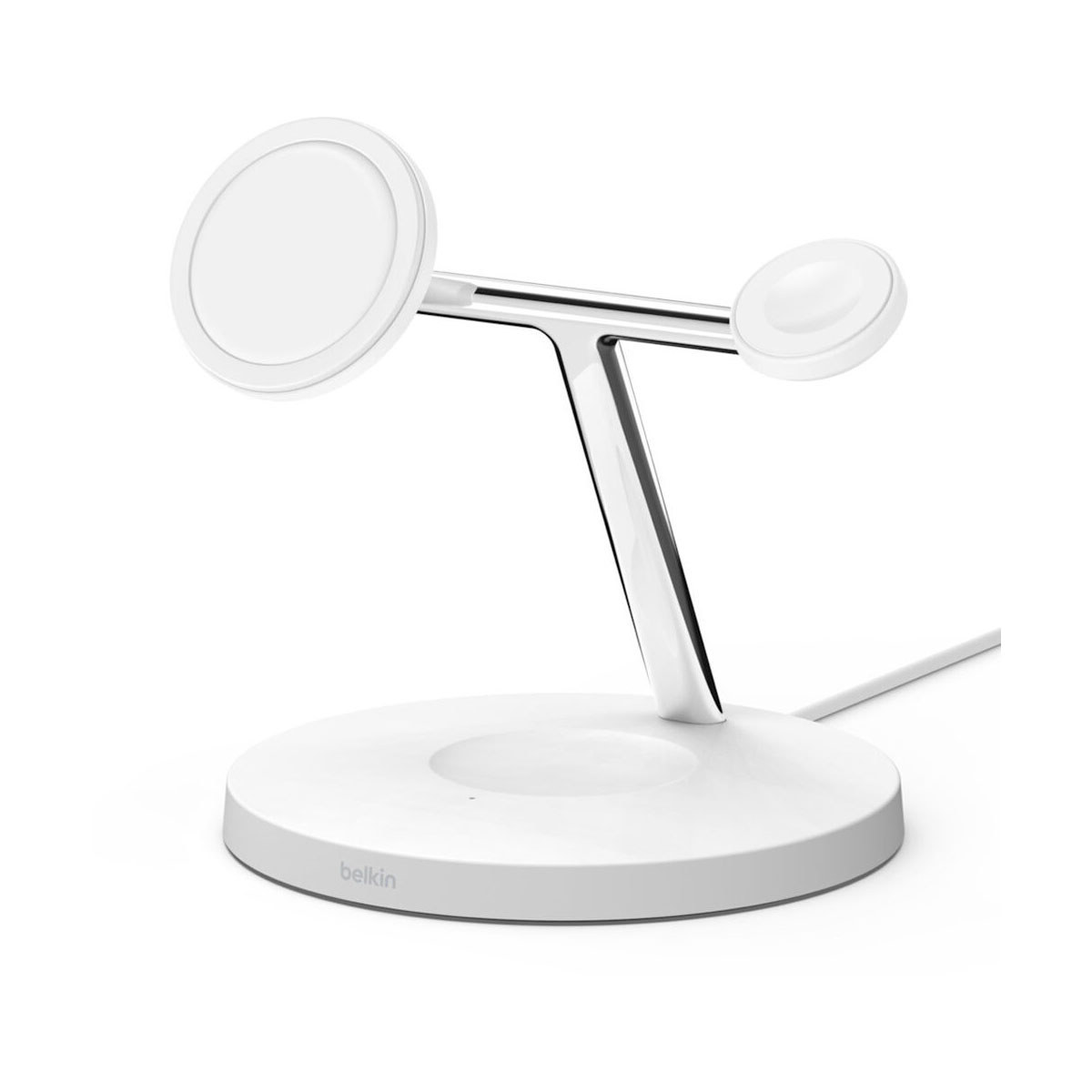 

Belkin BoostCharge Pro 15W 3-In-1 Wireless MagSafe Charging Stand, White