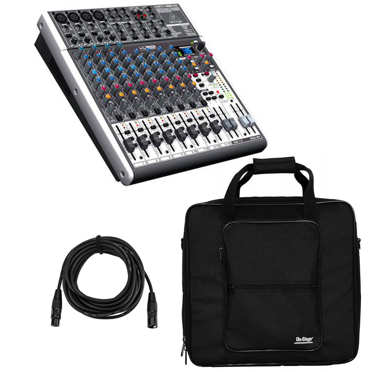 

Behringer XENYX X1622USB Premium 16-Input 2/2-Bus Mixer with Bag, XLR Cable