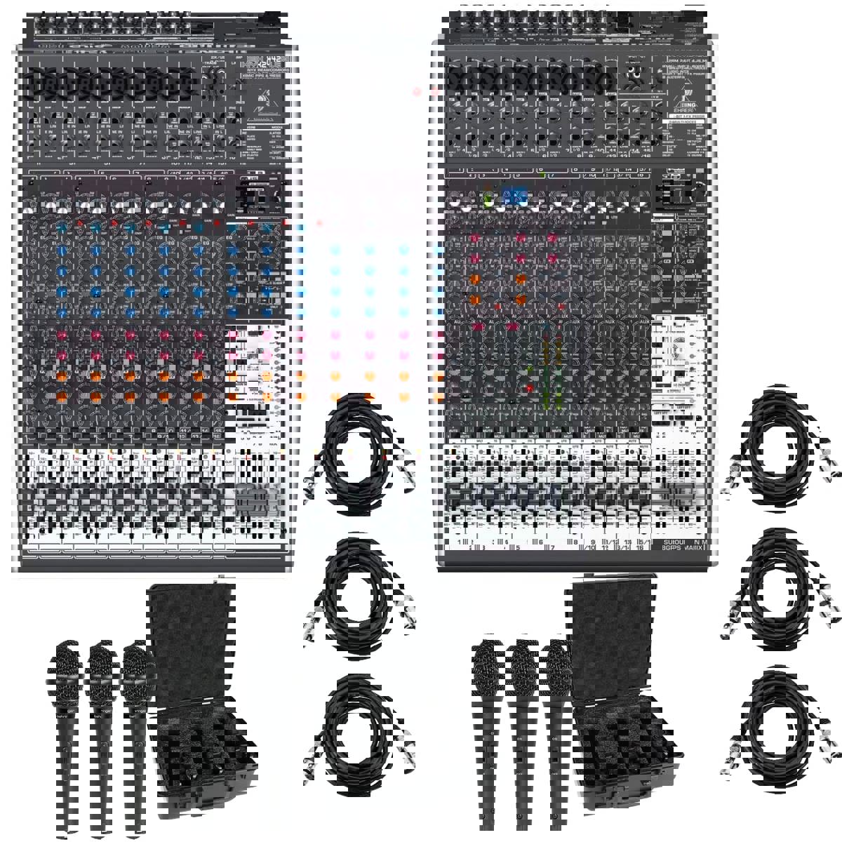 

Behringer XENYX X2442USB Premium 24-Input 4/2-Bus Mixer With Accessory Bundle