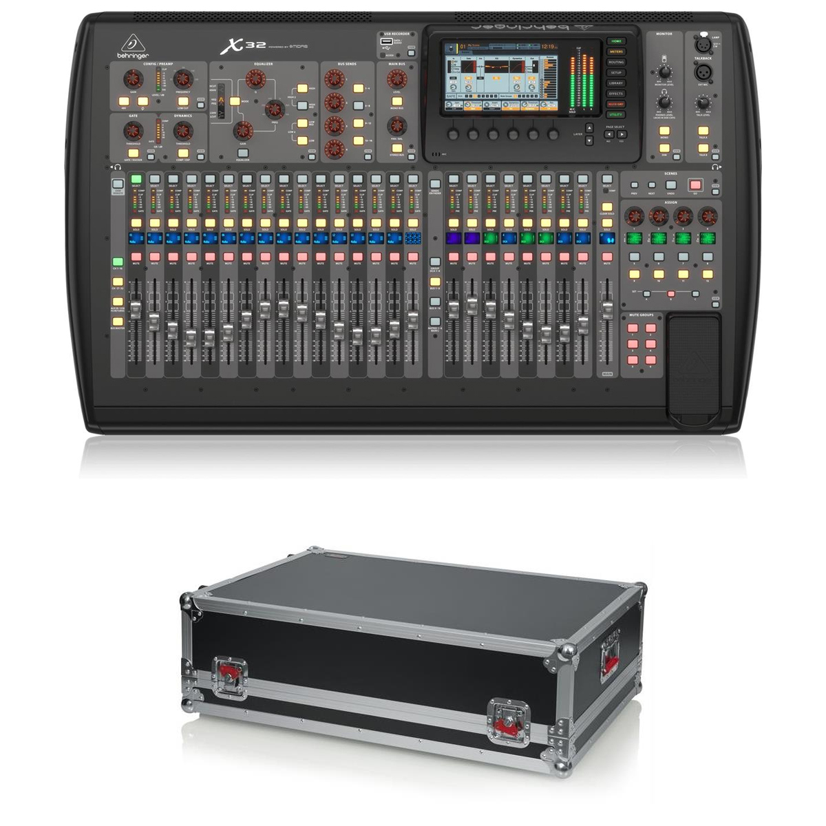 

Behringer X32 32-Channel 16-Bus Digital Mixing Console With Gator ATA Wood Case