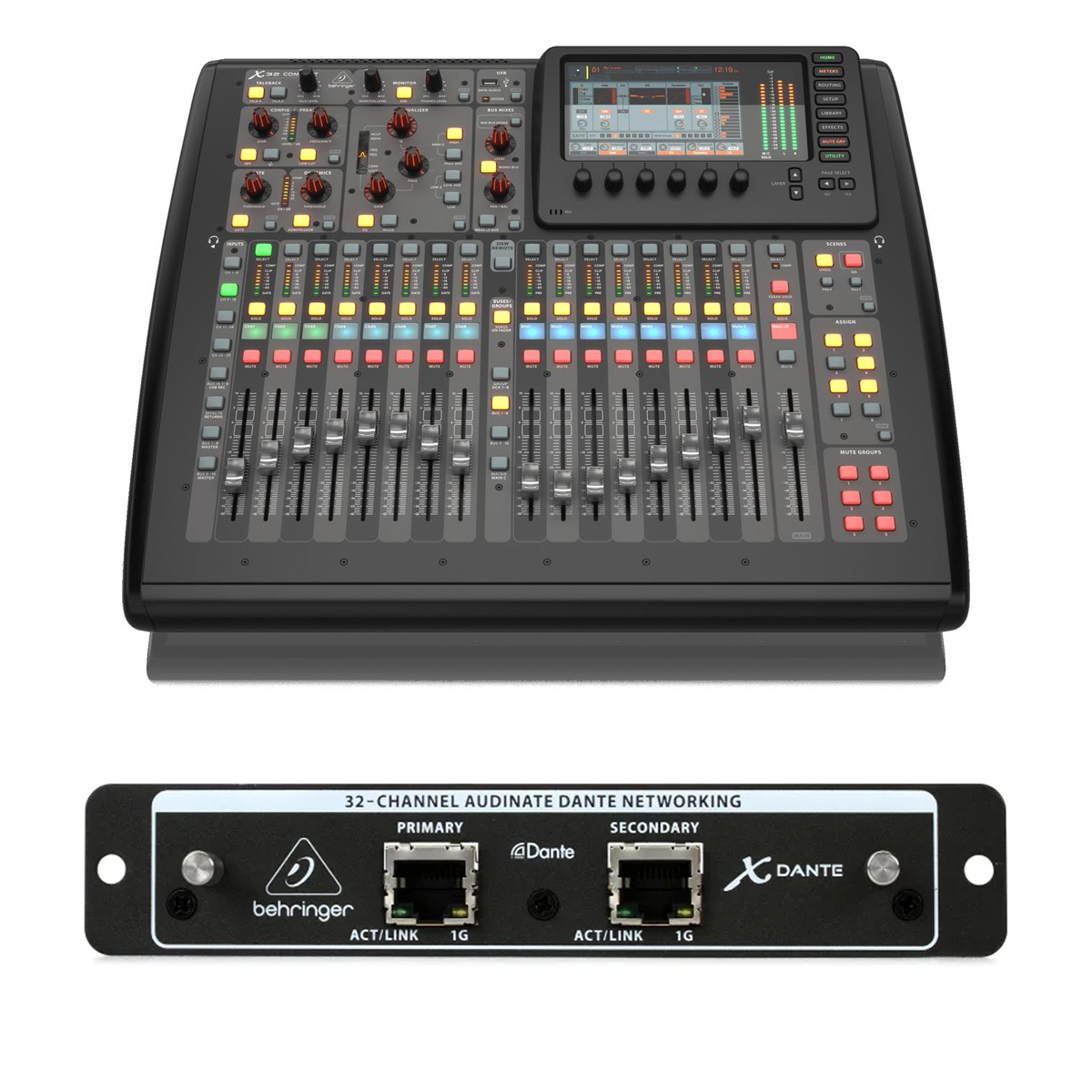 

Behringer X32 Compact 32-Channel Digital Mixing Console, w/32-Ch Expansion Card