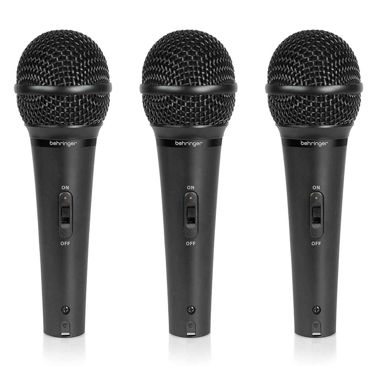 

Behringer ULTRAVOICE XM1800S Handheld Microphone, 3 Pack