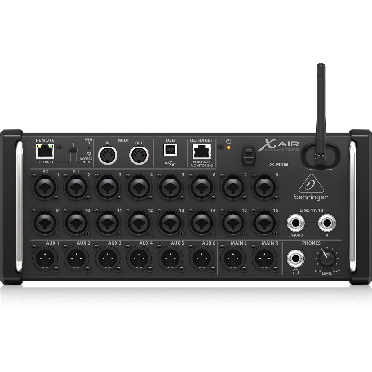 Image of Behringer XAir XR18 18-Channel 12-Bus Digital Mixer for iOS or Android Tablet