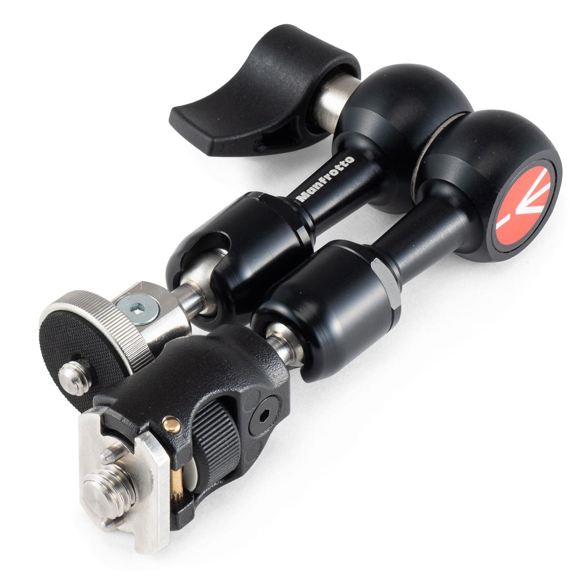 

Manfrotto 244 Micro Arm with 3/8" Arri Style Anti Rotation Adapter, Black