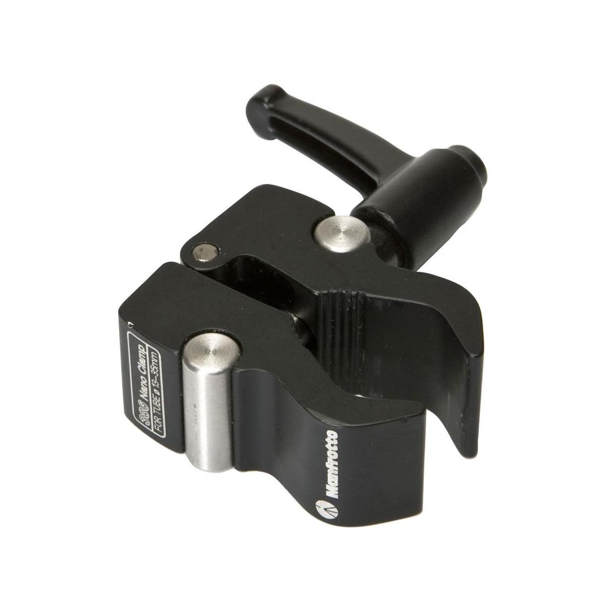 

Manfrotto 386B Nano Clamp, 13-35mm, with 3/8" & 1/4" Receiver