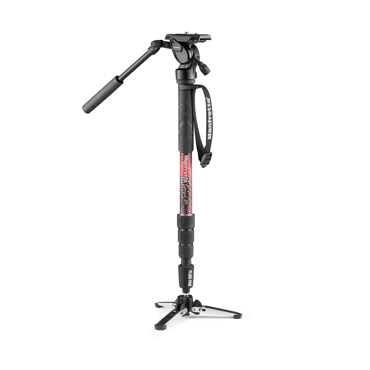 

Manfrotto Element MII 4-Section Aluminum Video Monopod with Fluid Head