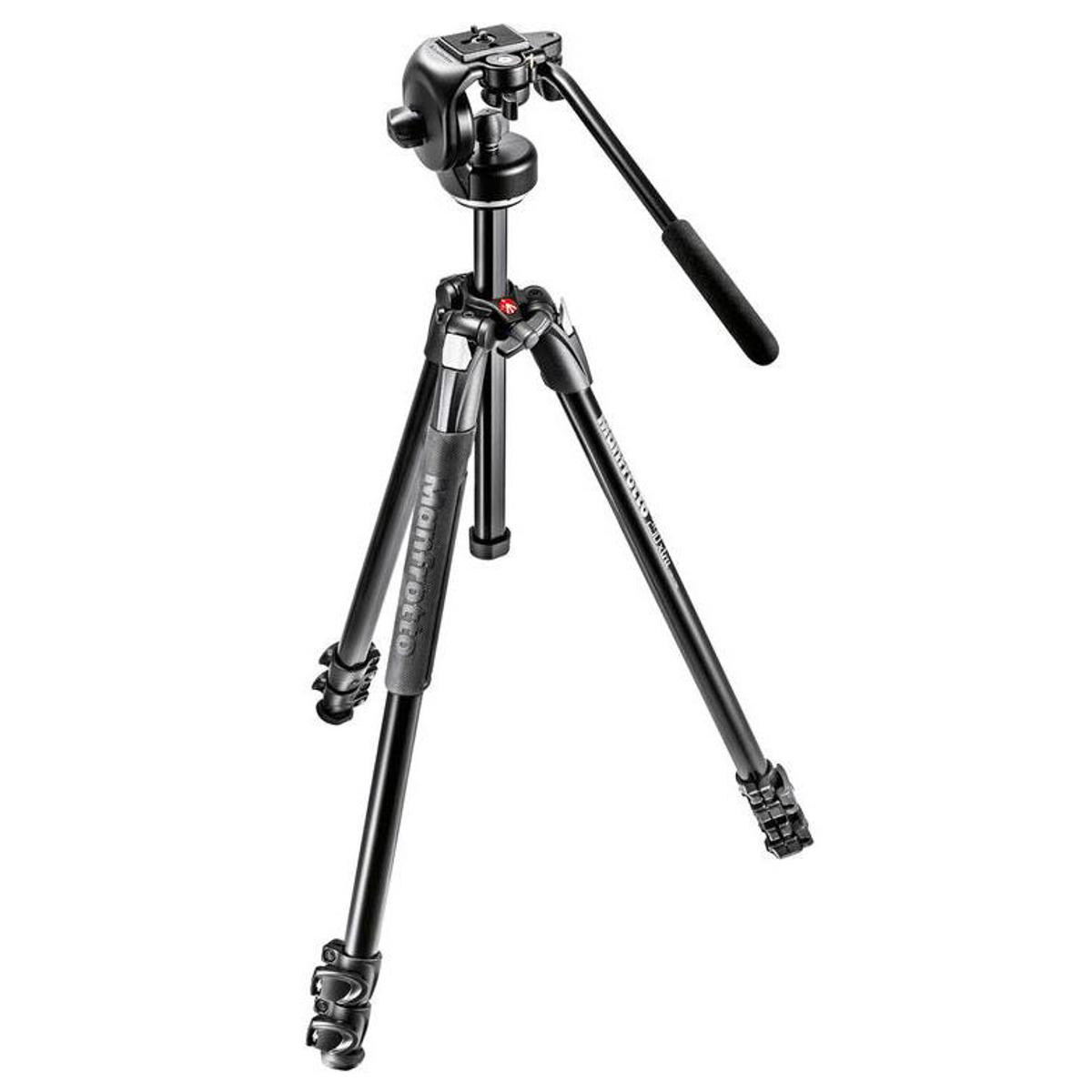 

Manfrotto 290 Xtra 3-Section Al Tripod w/128RC Micro Fluid Head & Quick Release