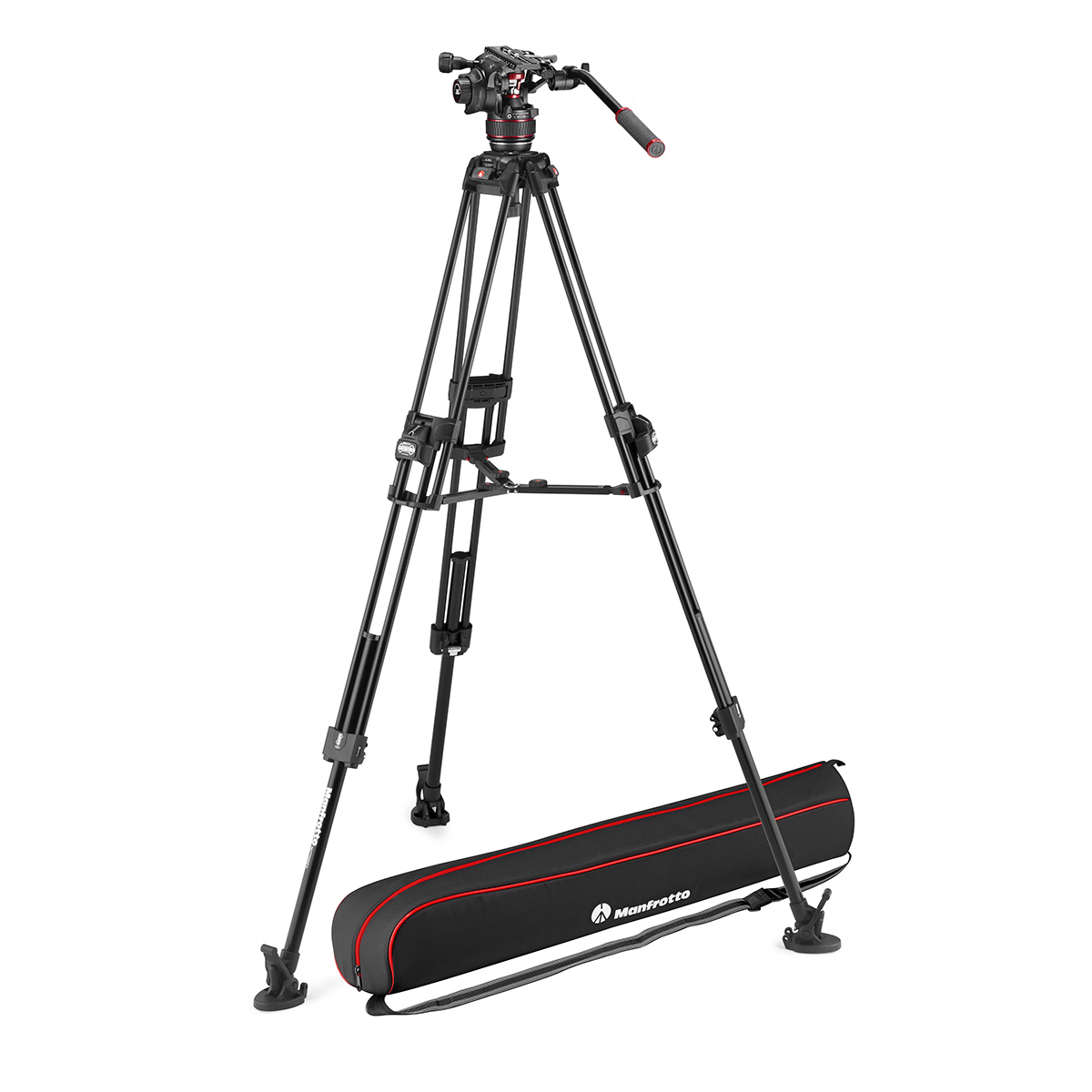 

Manfrotto Nitrotech 608 Series Fluid Video Head with 645 FAST Twin Leg Al Tripod