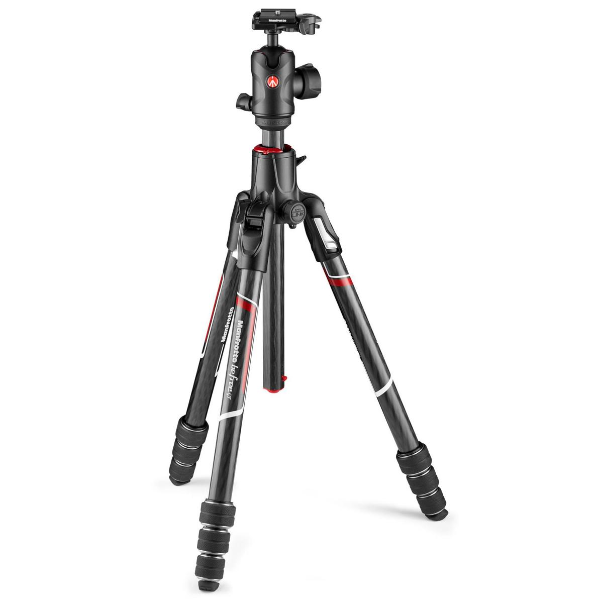 

Manfrotto Befree GT XPRO 4-Section Carbon Fiber Travel Tripod w/MH496 Ball Head