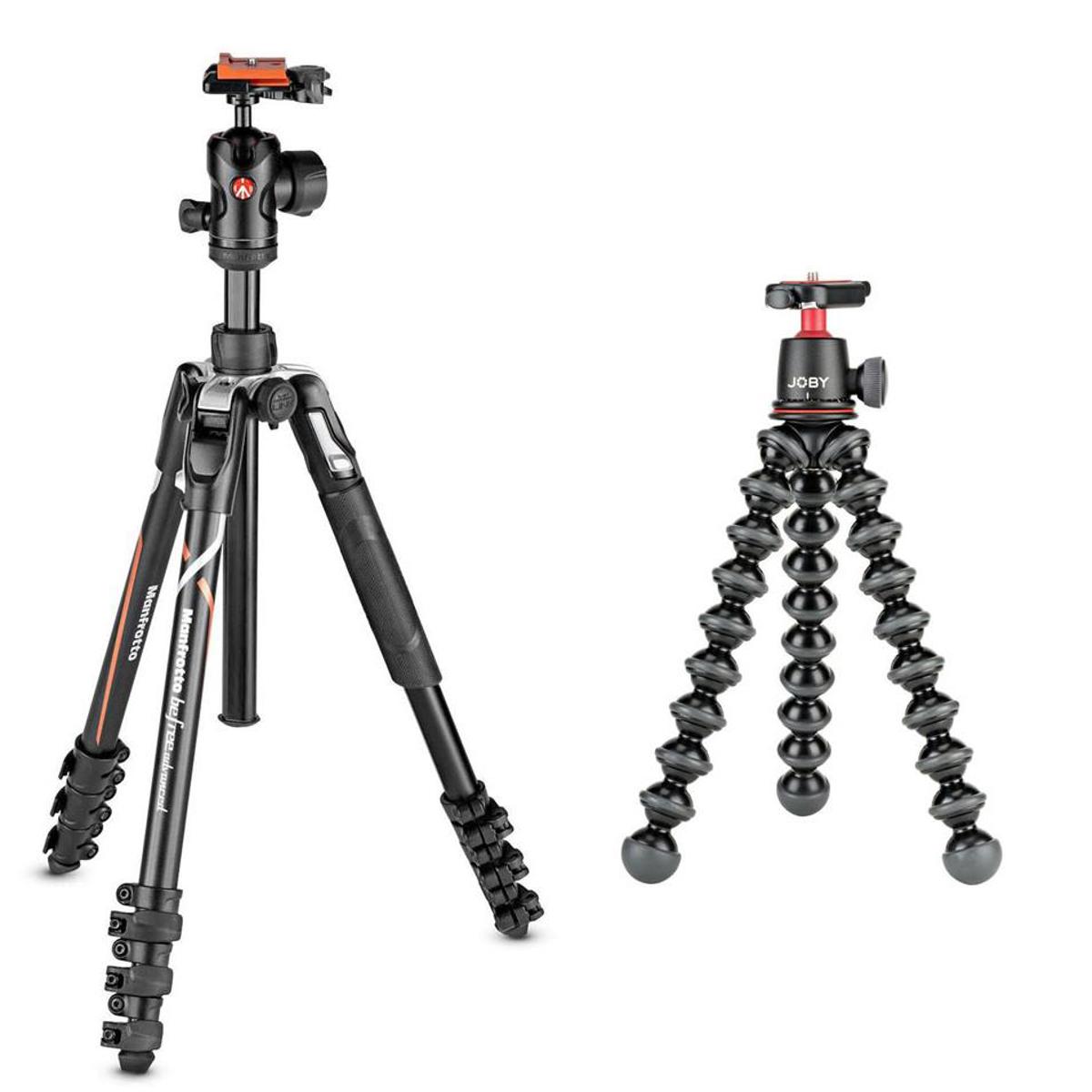 

Manfrotto Befree Advanced 4-Section Al Tripod w/494 Ball Head, w/GorillaPod 3K