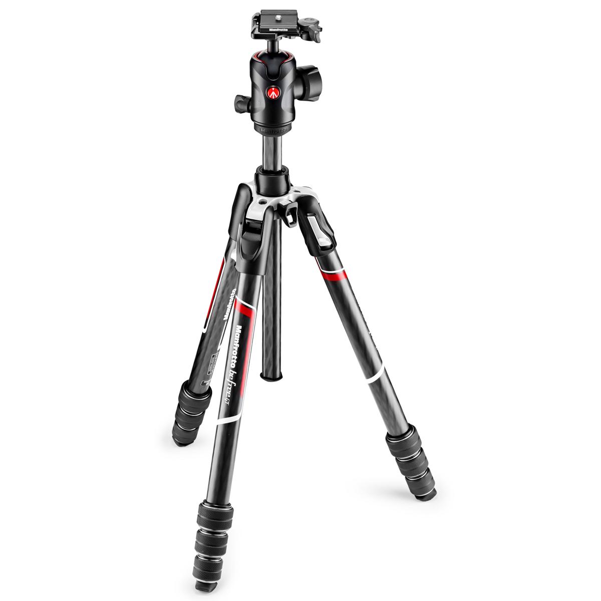 

Manfrotto Befree GT CF Travel Tripod with 496 Ball Head, Twist Lock, Black